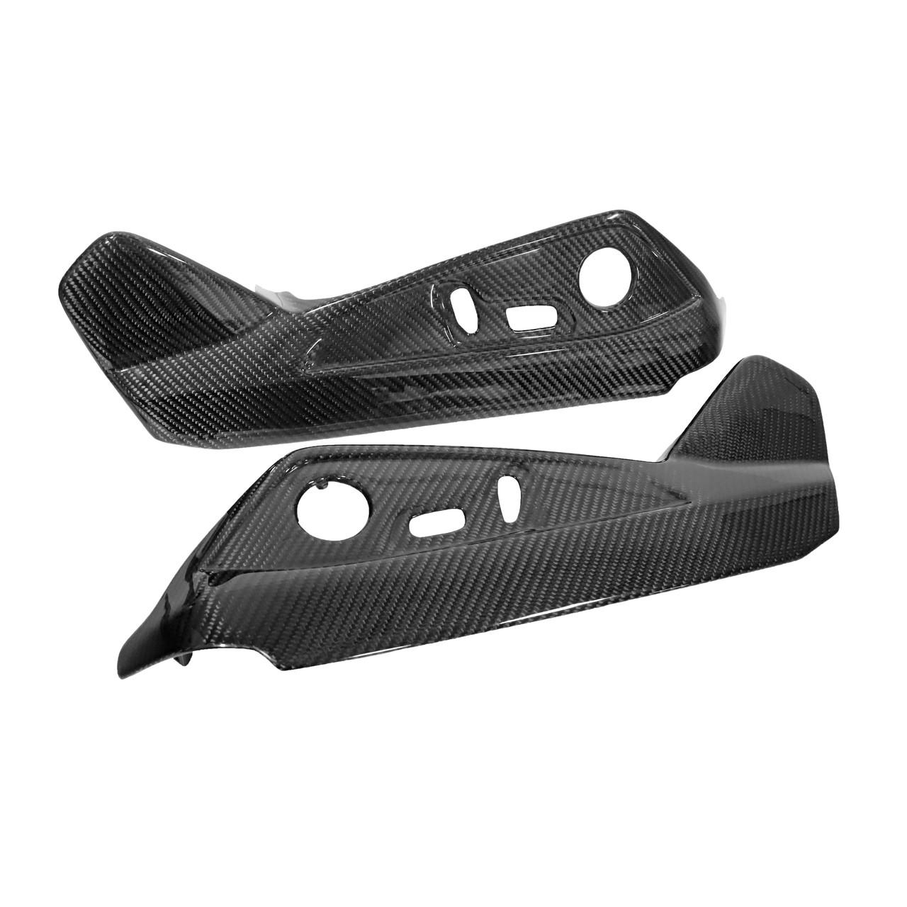 Fabspeed Carbon Fiber Right and Left Outer Seat Panel Trim - Lamborghini Aventador (FS-CF-LAM-AVRSB)