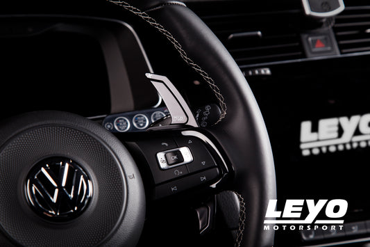 Leyo MK7 Golf GTI / R Billet Paddle Shift Extension (Black) Gen.2