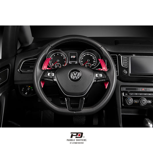 Leyo VW MQB Sportline Billet Paddle Shift Extension (Red)