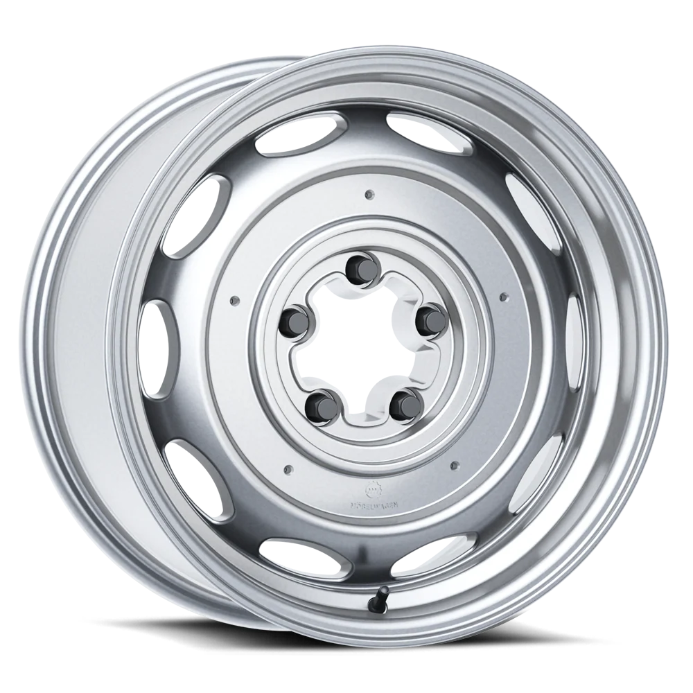 Mobelwagen Wheel (MW-512S-Interceptor) Silver Finish