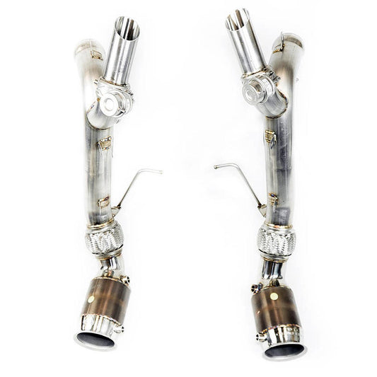 Fabspeed McLaren 570S / 540C "600LT Style" Valvetronic Sport Catalytic Converter Exhaust System (FS.MCL.570S.SC918V)