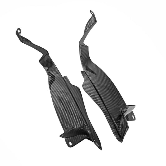 Fabspeed Carbon Fiber Right and left Front Fender Air Inlet Scoops With Brackets - McLaren 720S (FS-CF-MCL-720FFASB)