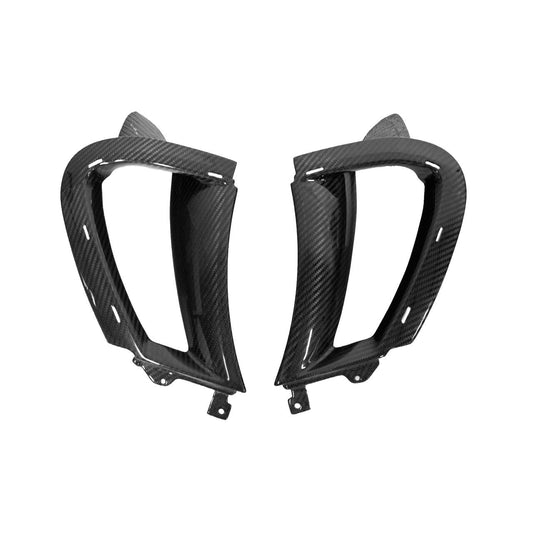 Fabspeed Carbon Fiber Right and left Front Fender Air Inlet Scoops - McLaren 720S (FS-CF-MCL-720FFAS)
