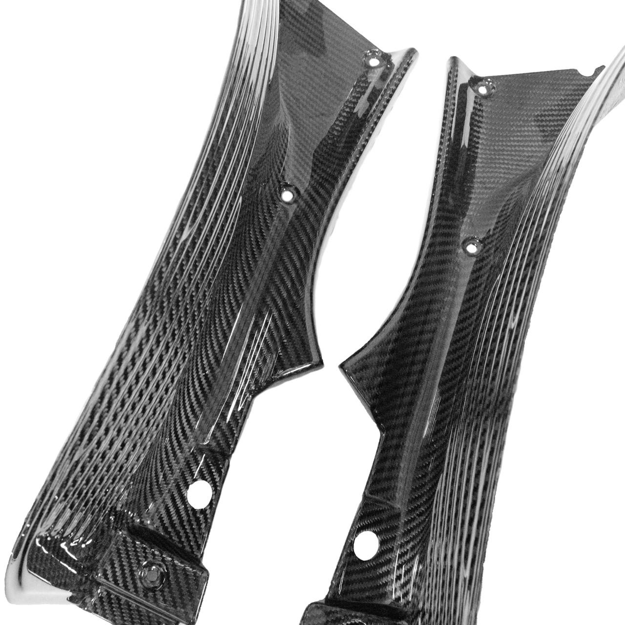 Fabspeed Carbon Fiber Door Fender Shields - 650S McLaren (FS-CF-MCL-FFS-650S)