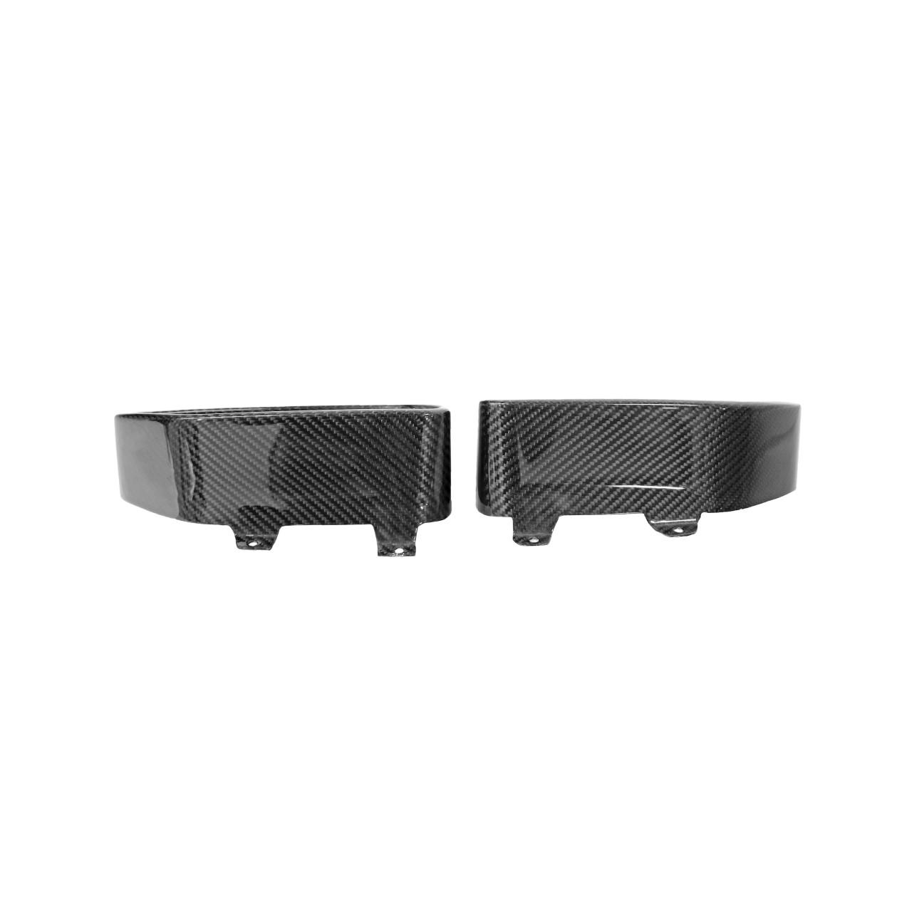 Fabspeed Carbon Fiber Gloss Carbon Tail Pipe Tips - McLaren MP4-12C/650S (FS-CF-MCL-TPFG)