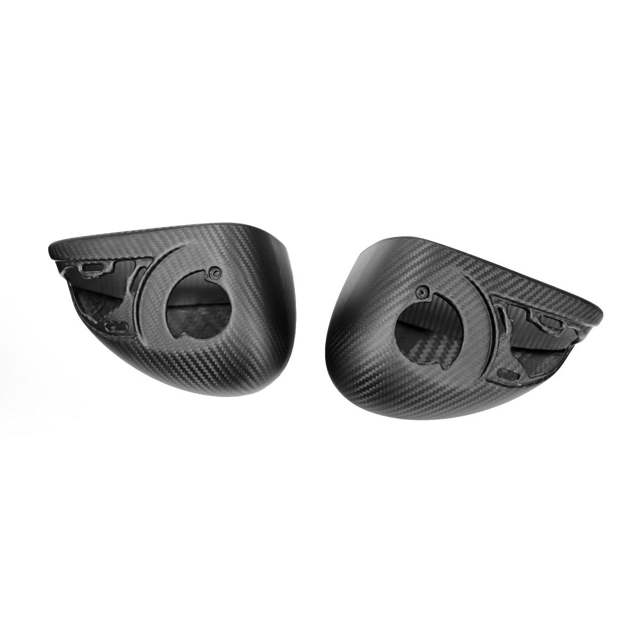 Fabspeed Carbon Fiber Mirror Housings with Matte Finish - McLaren 720S (FS-CF-MCL-720MMH)
