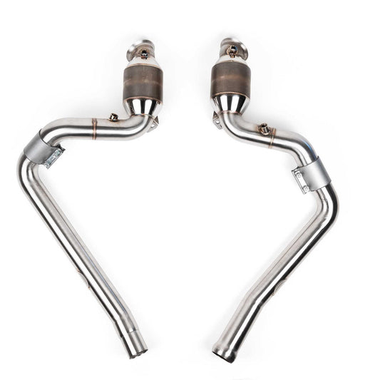 Fabspeed Mercedes-Benz AMG GT/GTR/GTS Sport Cat Downpipes 2015-2021 (FS.MER.GT.SC)