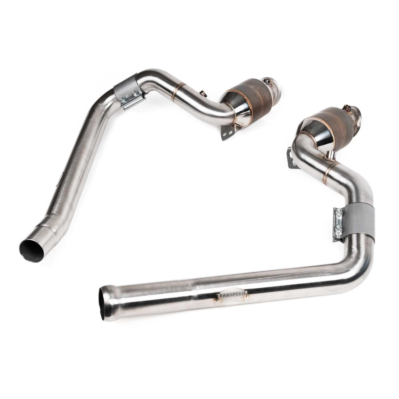 Fabspeed Mercedes-Benz AMG GT/GTR/GTS Sport Cat Downpipes 2015-2021 (FS.MER.GT.SC)