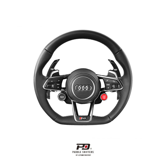 Leyo Audi S Tronic Billet Paddle Shift Extension V3 (Black)