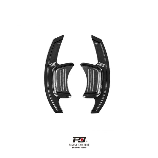 Leyo Audi S Tronic Billet Paddle Shift Extension V4 (Black)
