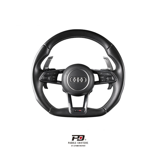 Leyo Audi S Tronic Billet Paddle Shift Extension V4 (Black)