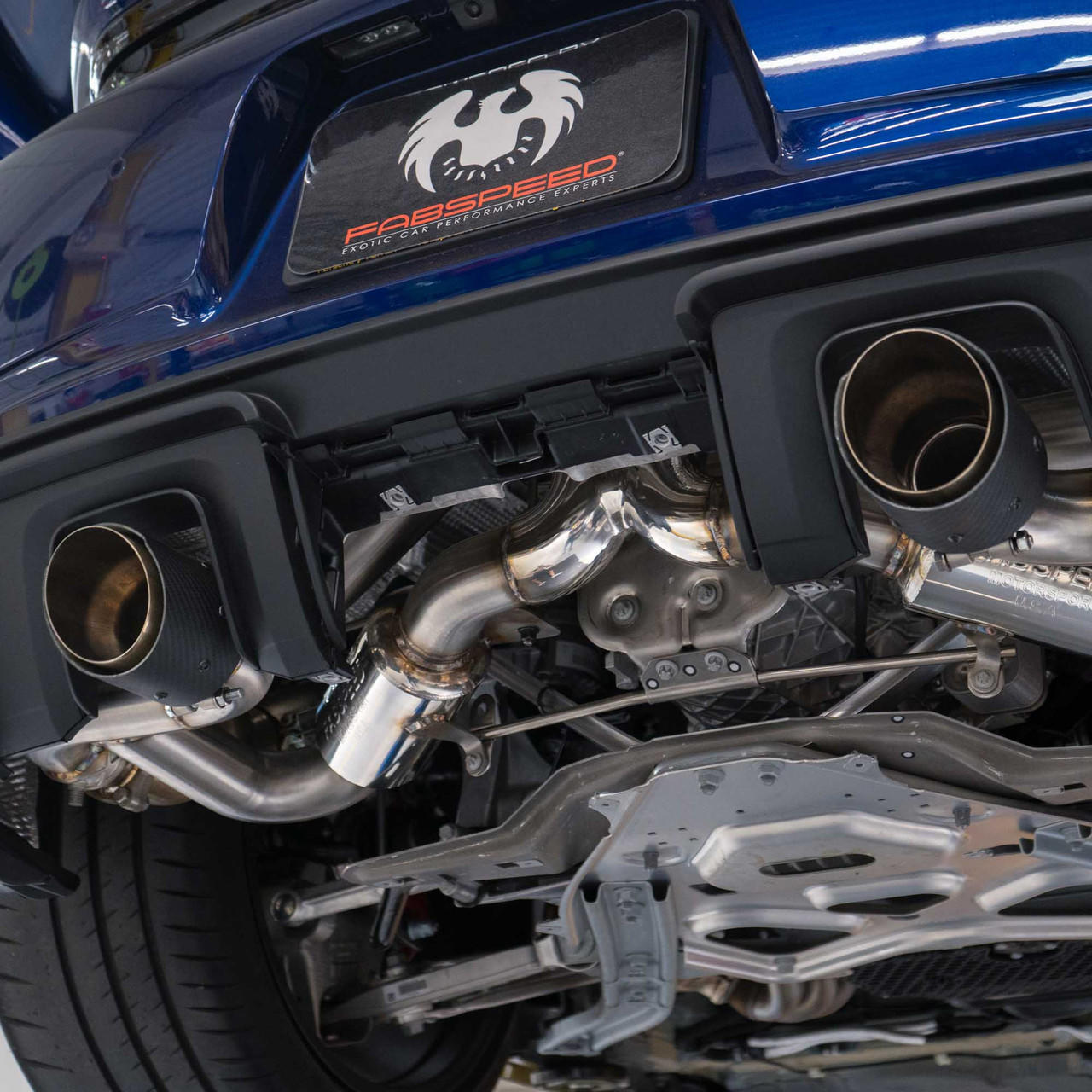 Fabspeed Porsche 718 GT4 / GTS / Spyder Valvetronic X-Pipe Exhaust System 2020 Onwards (FS.POR.718GT4.VLVXXX)