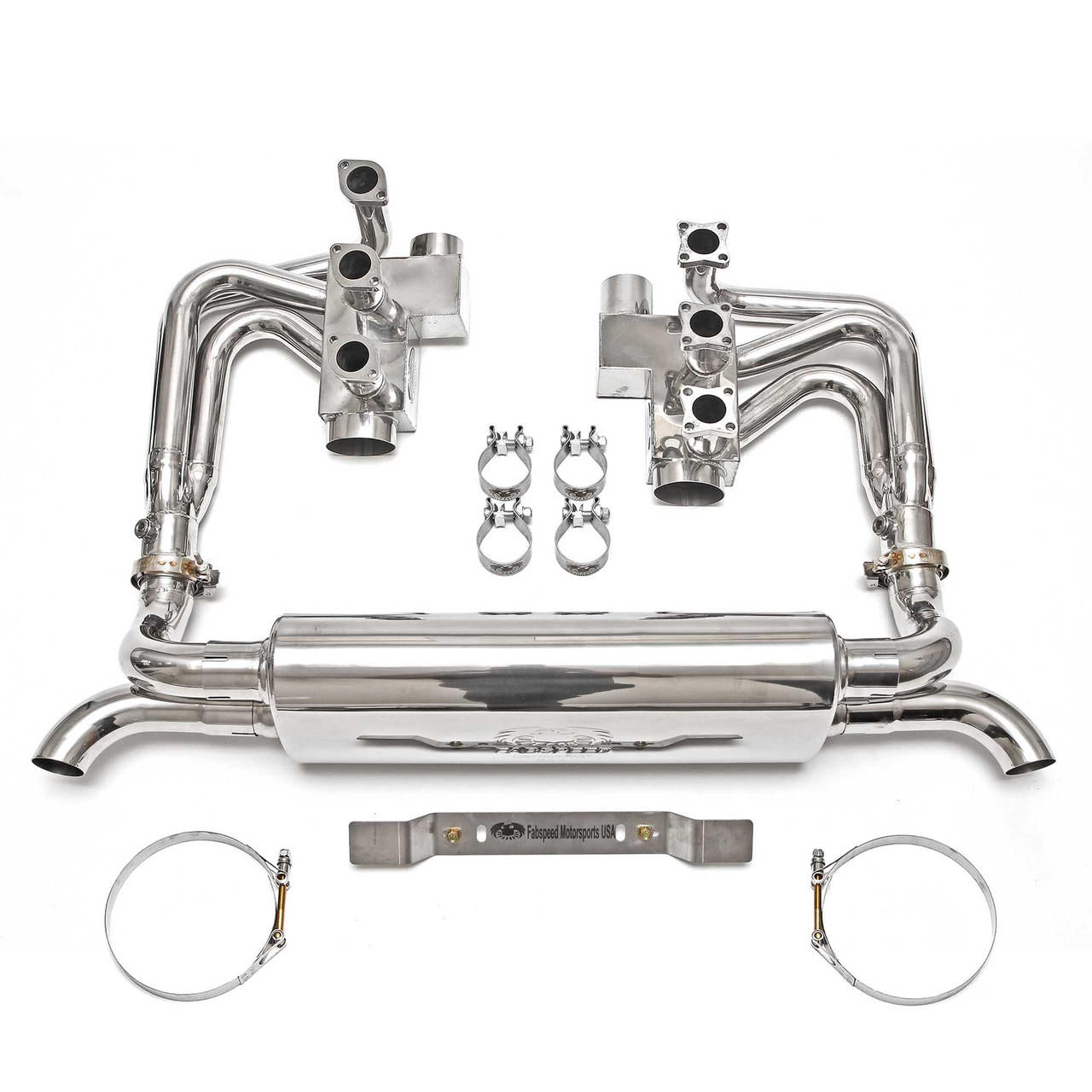 Fabspeed Porsche 993 Carrera RSR Header Muffler Kit 1994-1998 (FS.POR.993.RSRWXXX)