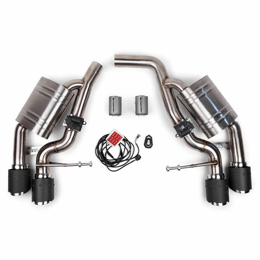 Fabspeed Porsche Macan S / GTS / Turbo Valvetronic Exhaust System 2018 Onwards (FS.POR.19MCNV6.VLVX)