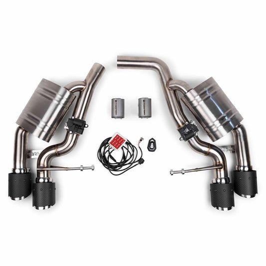 Fabspeed Porsche Macan S / GTS / Turbo Valvetronic Exhaust System 2014-2018 (FS.POR.MCNV6.VLVX)