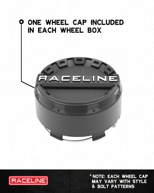 Raceline Wheel (A13B-Omega) Satin Black Finish