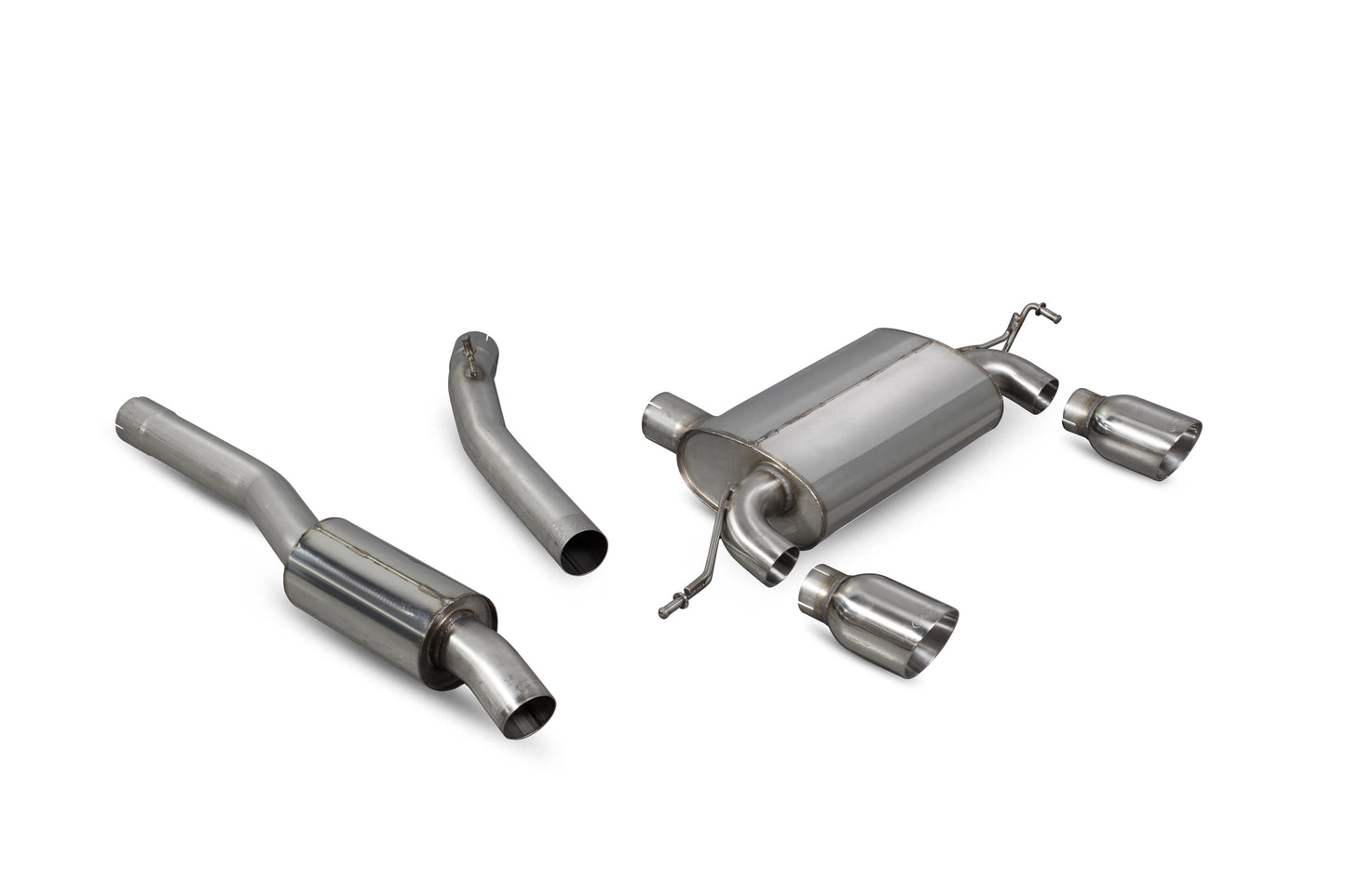 Audi Tt Mk1 Quattro 180 & 225 Bhp Resonated Cat-Back System (SAU040)