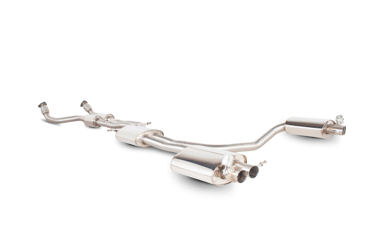 Audi RS4 B8 4.2 Fsi Quattro Avant/RS5 4.2 V8 Coupe Resonated Cat-Back System Inc Active Exhaust Valve (SAU048SYS)