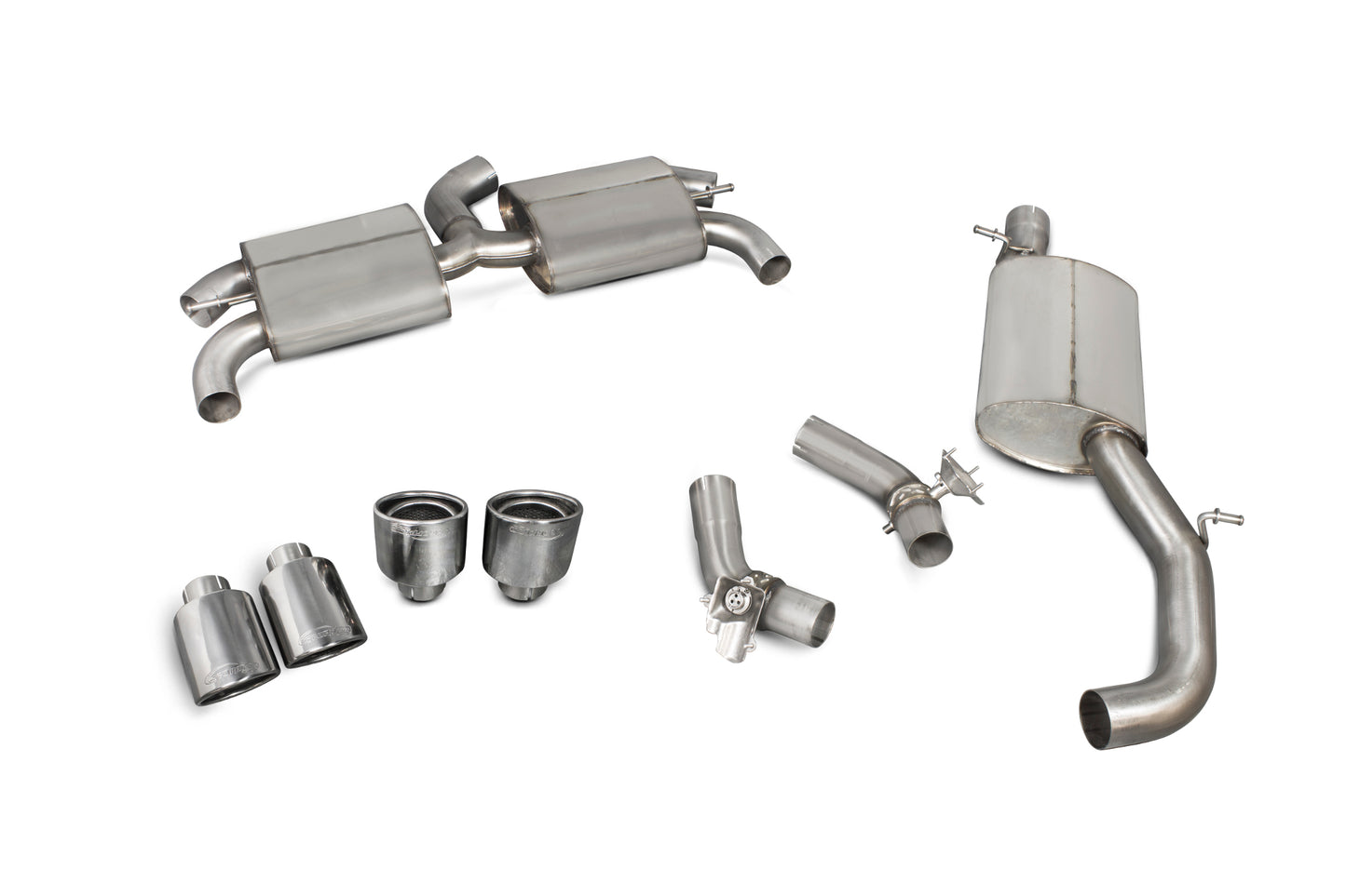 Audi Tt S Mk3 Non GPF Model Only (Coupe Models Only) Reasonated Cat-Back (With Valves) (SAU055)