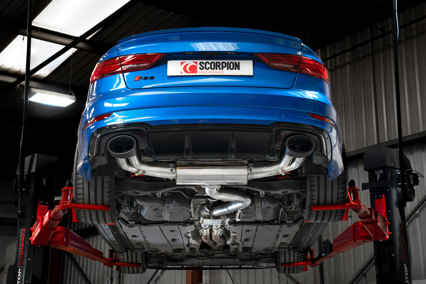 Audi RS3 Saloon 8V (GPF And Non- GPF Models) Resonated Cat/GPF-Back System With Valves (SAU083CF)
