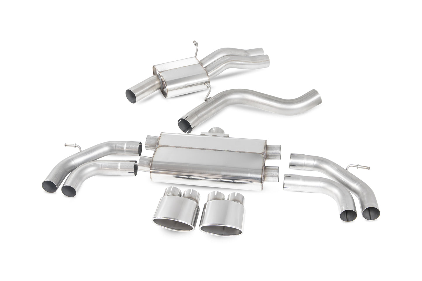 Audi RS3 Saloon 8V Mqb (GPF And Non GPF Models) Resonated Cat-Back System With No Valves (SAU084)