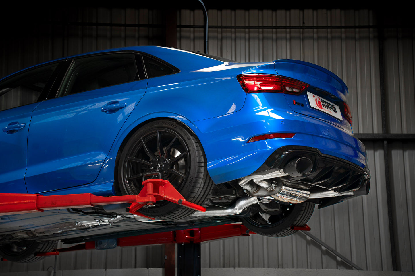 Audi RS3 Saloon 8V (GPF And Non-GPF Models) Resonated Cat/GPF-Back System Without Valves (SAU084CF)