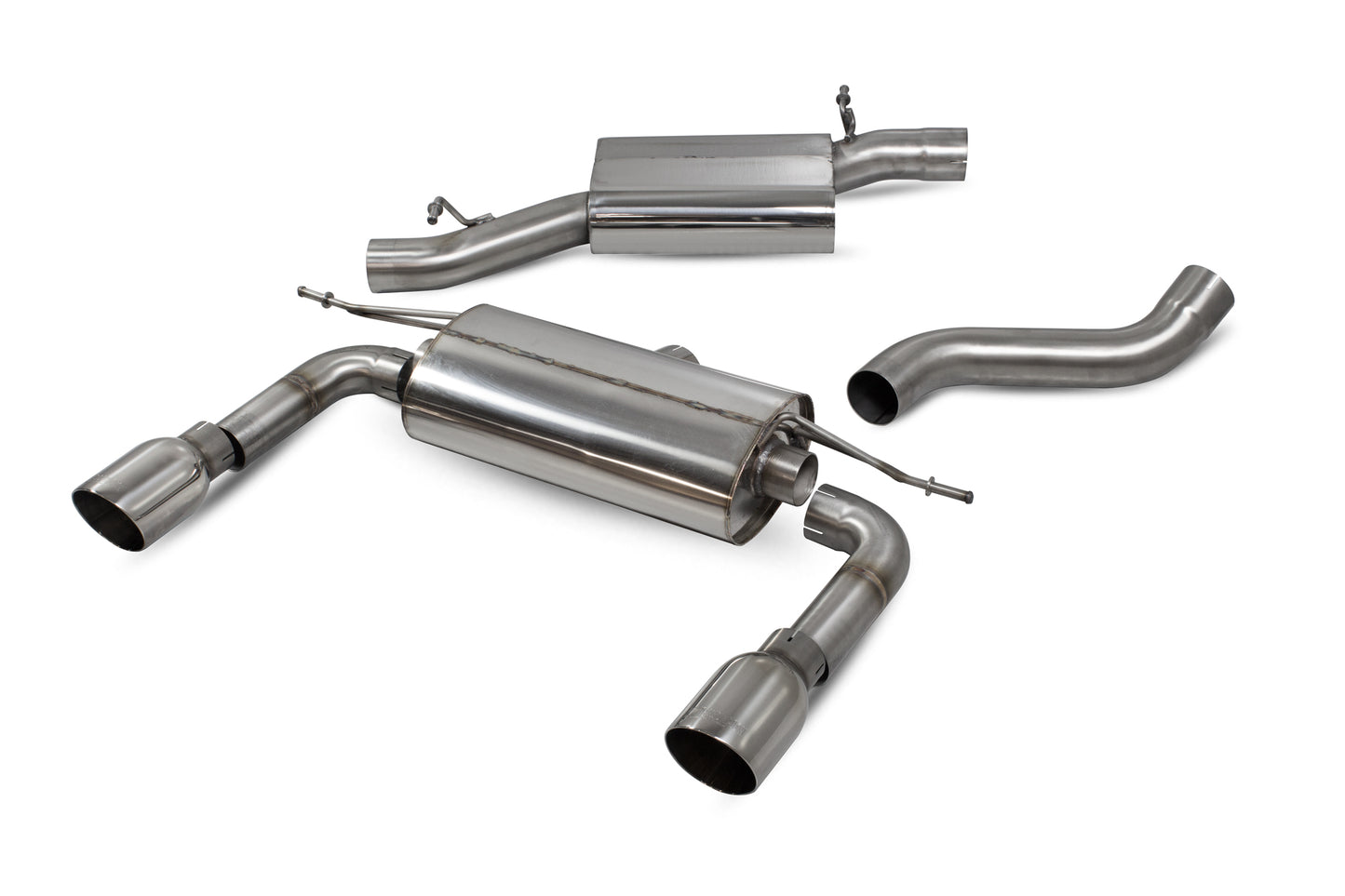 Audi Tt Mk3 2.0 TFSI Quattro Coupe Non GPF Model Only Resonated Cat-Back System With No Valves (SAU086)