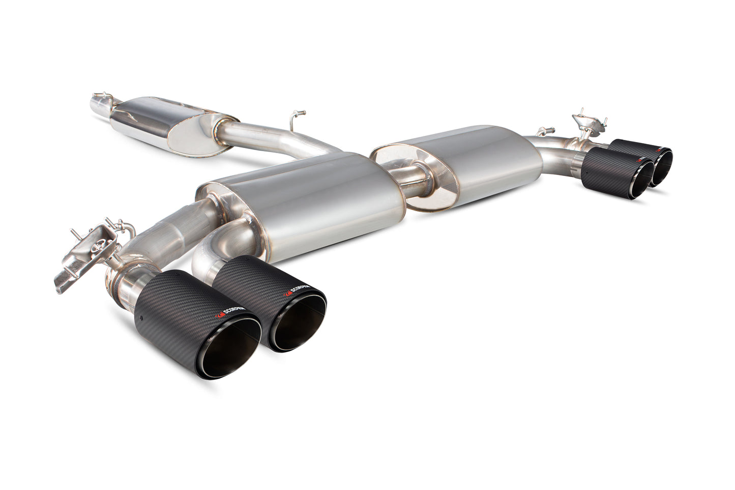 Audi SQ2 Resonated GPF-Back System With Electronic Valves (SAU090CF)