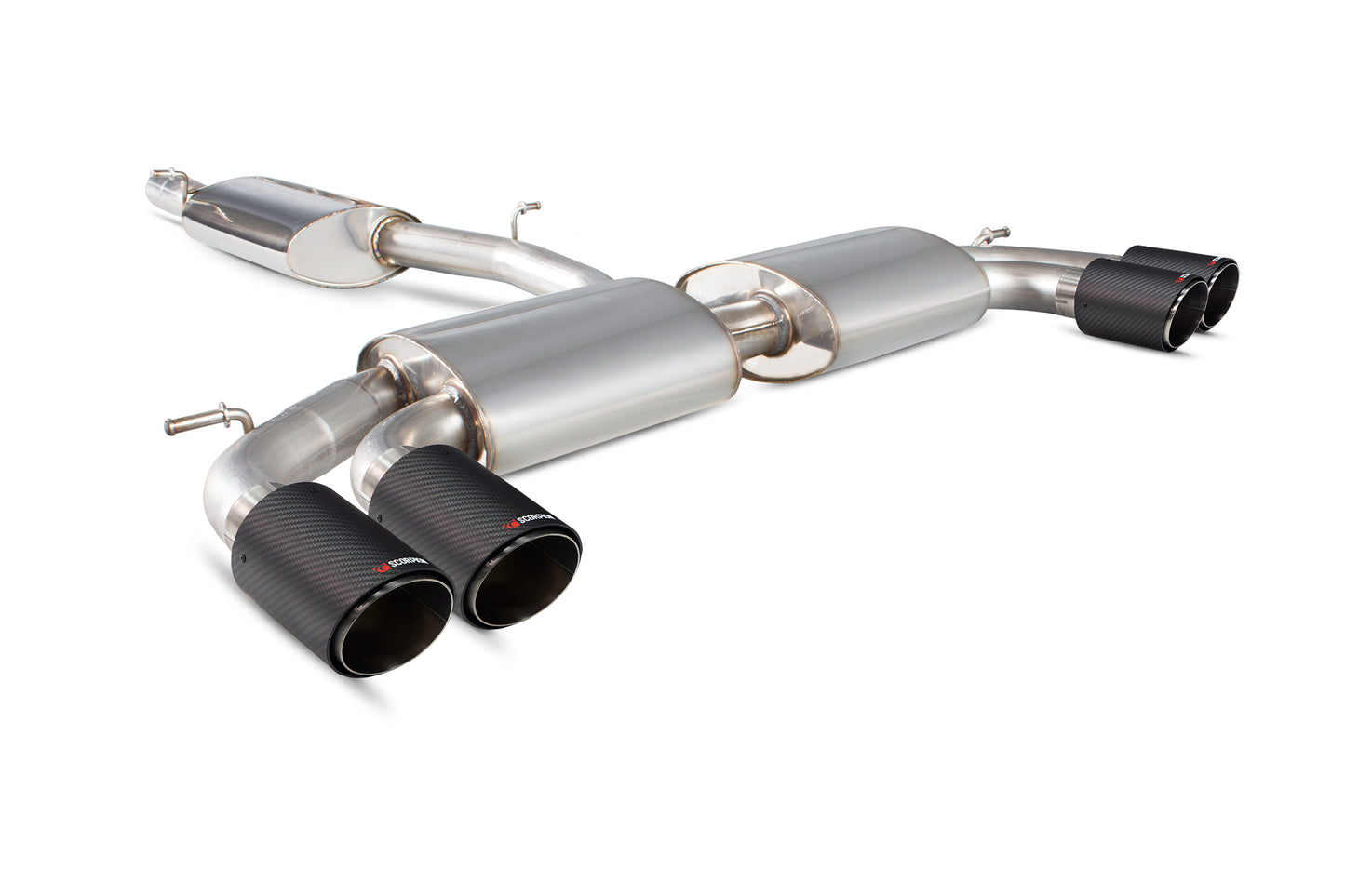 Audi SQ2 Resonated GPF-Back System With No Valves (SAU091CF)