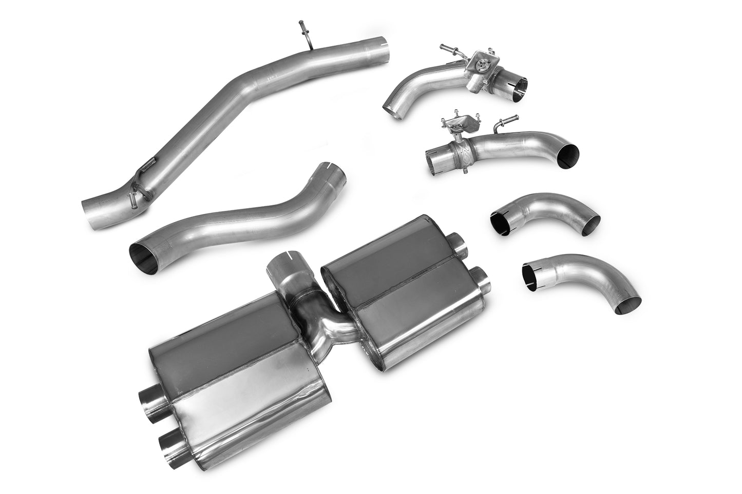 Audi S3 8Y Sportback Resonated Cat/GPF Back System & Electronic Valves (SAU093)