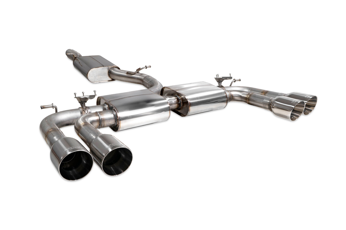 Audi S3 Saloon 8V Resonated Cat/GPF-Back System With Valves (SAU096)