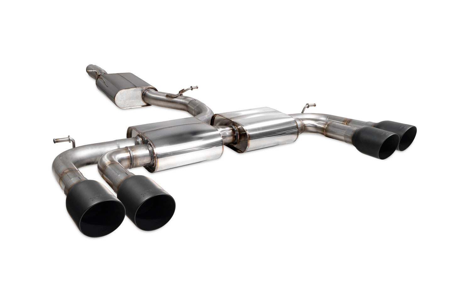 Audi S3 Saloon 8V Resonated Cat/GPF-Back System Without Valves (SAU097C)
