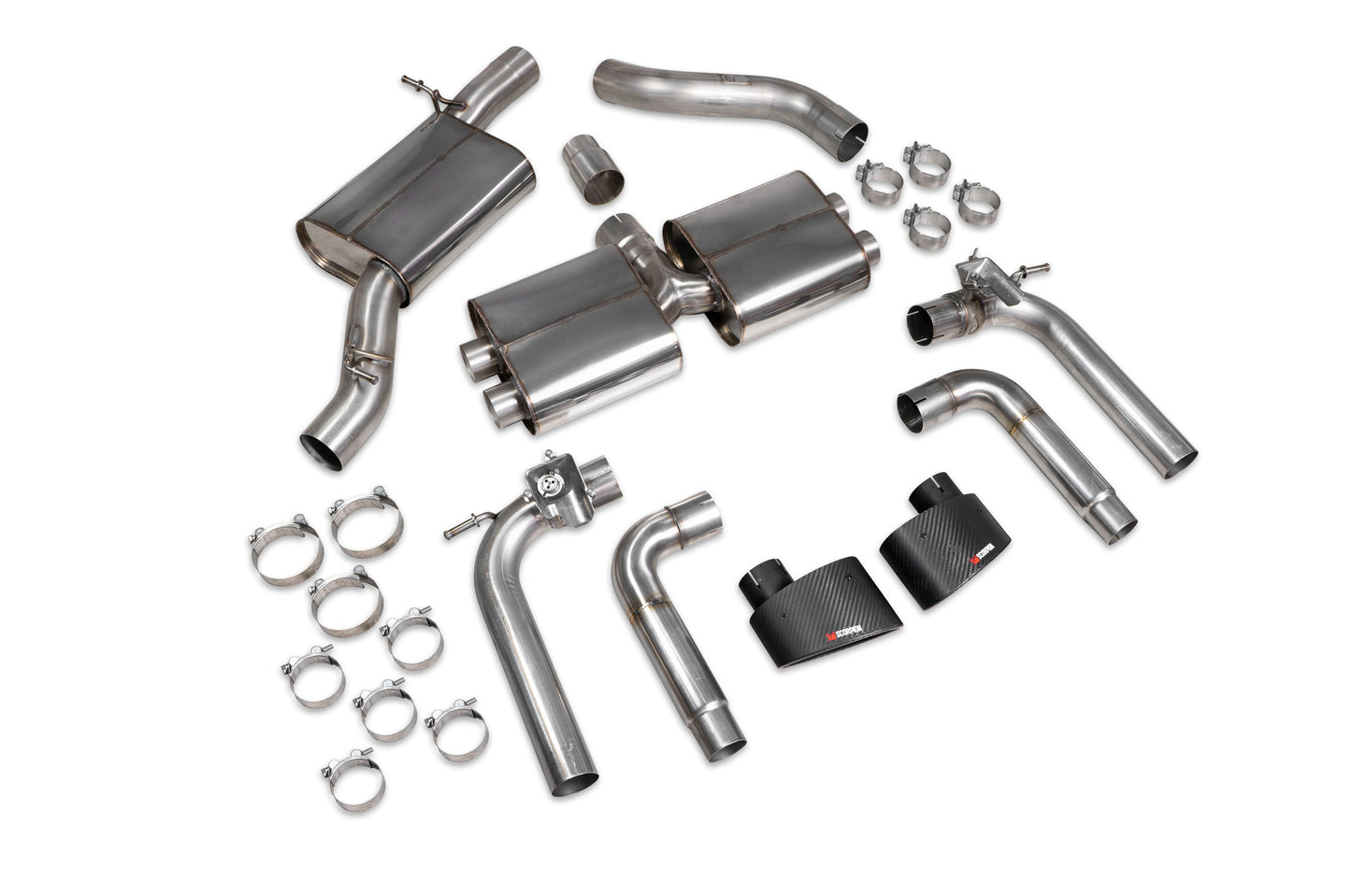 Audi S3 Saloon 8V Resonated Cat/GPF-Back System With Valves (SAU098CF)