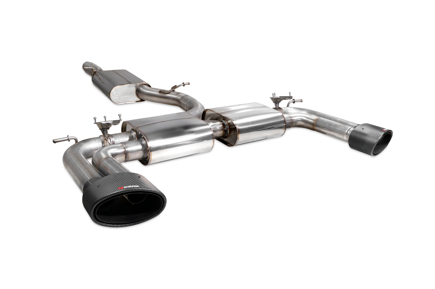 Audi S3 Saloon 8V Resonated Cat/GPF-Back System With Valves (SAU098CF)