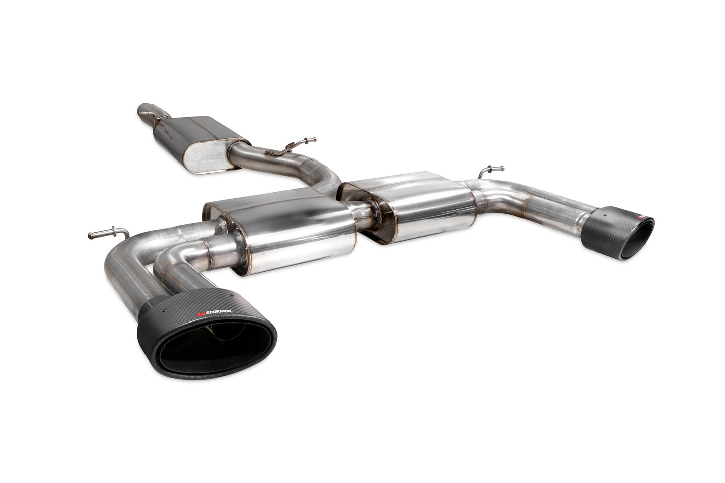 Audi S3 Saloon 8V Resonated Cat/GPF-Back System Without Valves (SAU099CF)