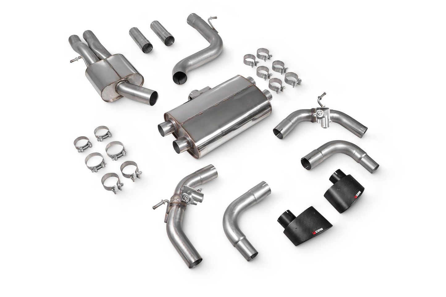 Audi RS3 8V Pre-Facelift Resonated Cat-Back System With Valves (SAU106CF)