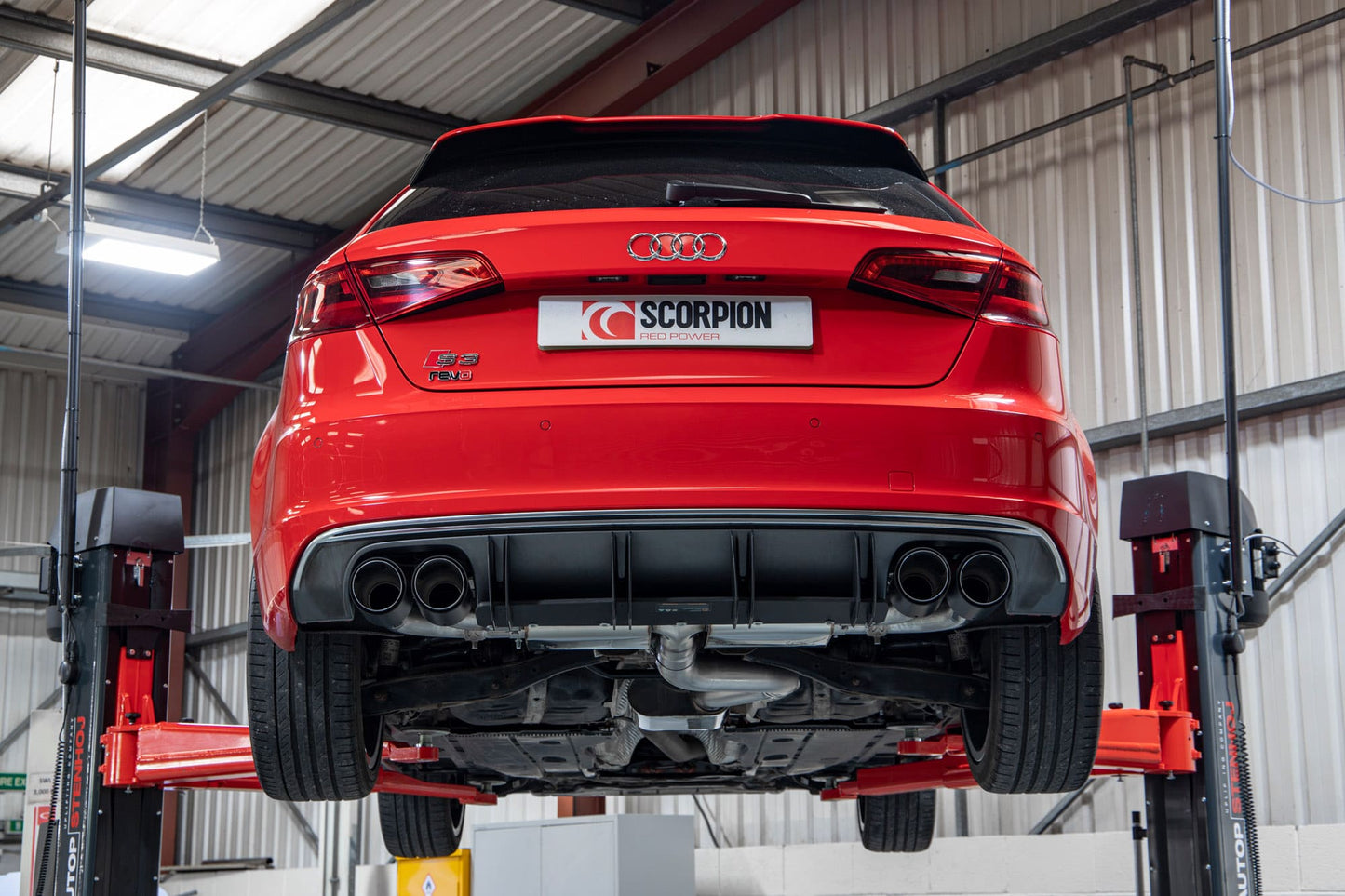 Audi S3 3-Door/Sportback 8V Resonated Cat/GPF-Back System With Valves (SAU108CF)