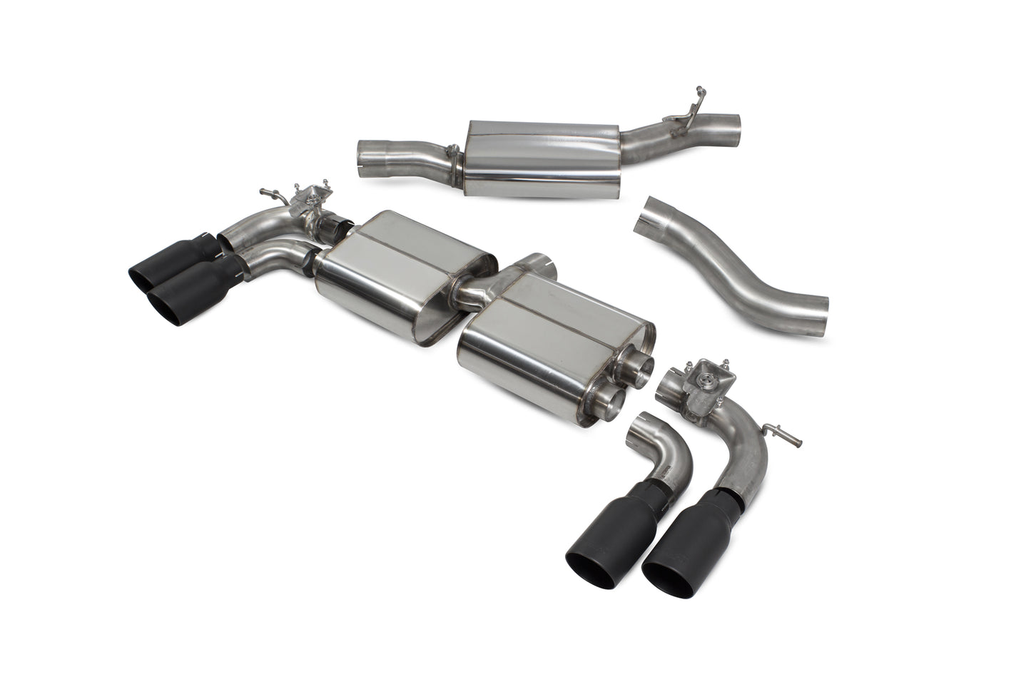 Audi S3 3-Door/Sportback 8V Resonated Cat/GPF-Back System With Valves (SAU108C)