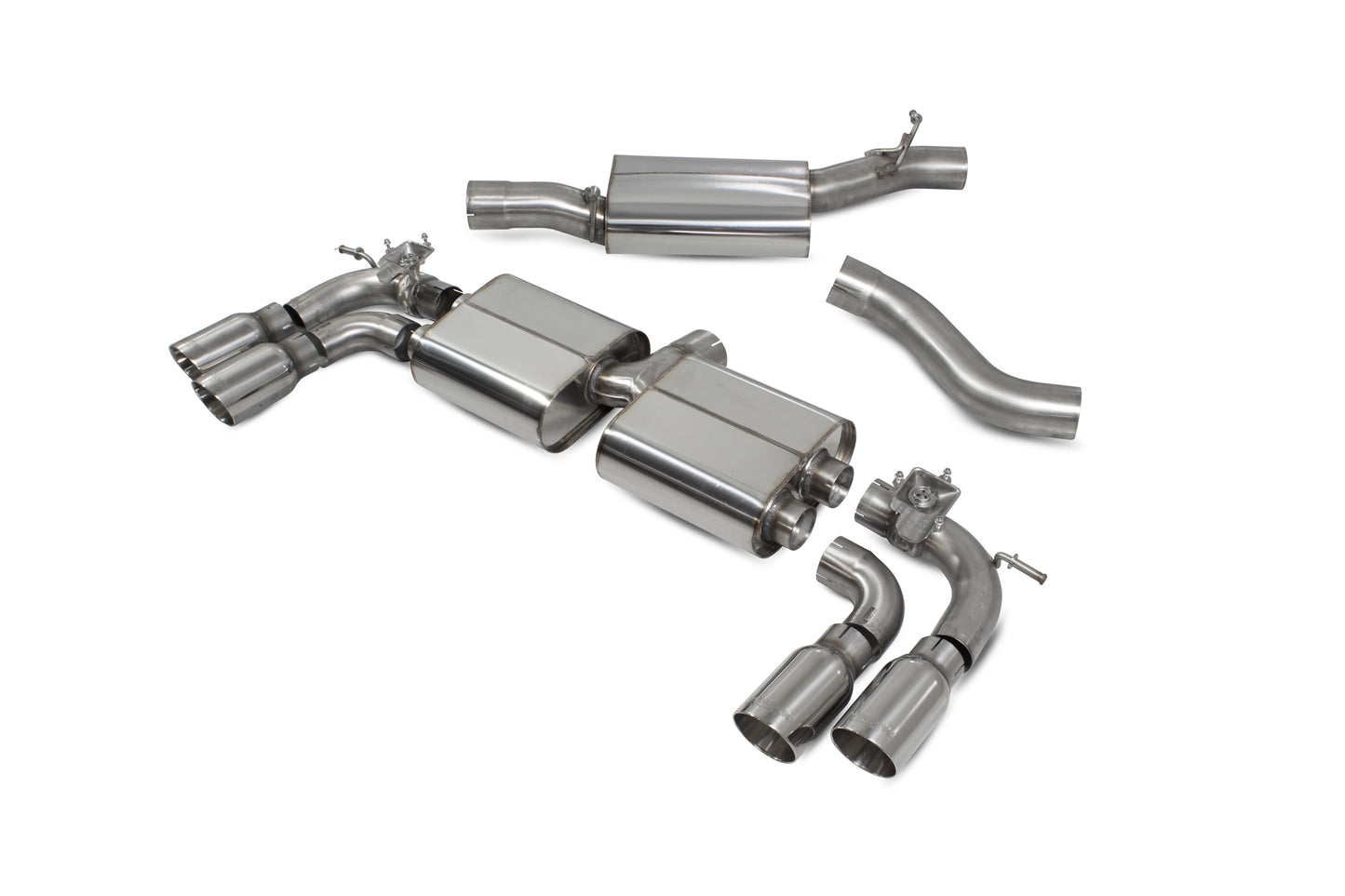 Audi S3 3-Door/Sportback 8V Resonated Cat/GPF-Back System With Valves (SAU108)