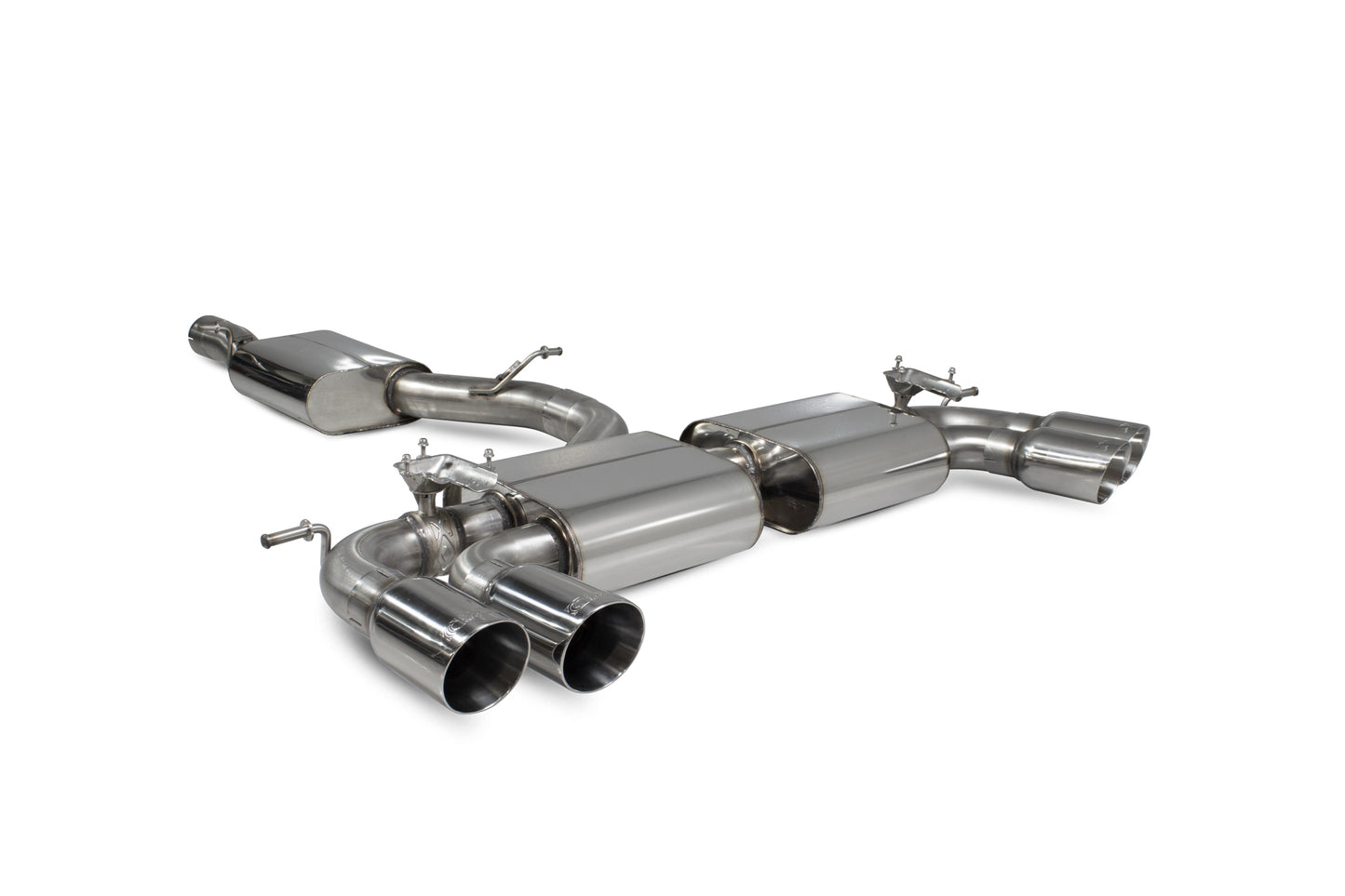 Audi S3 3-Door/Sportback 8V Resonated Cat/GPF-Back System With Valves (SAU108)