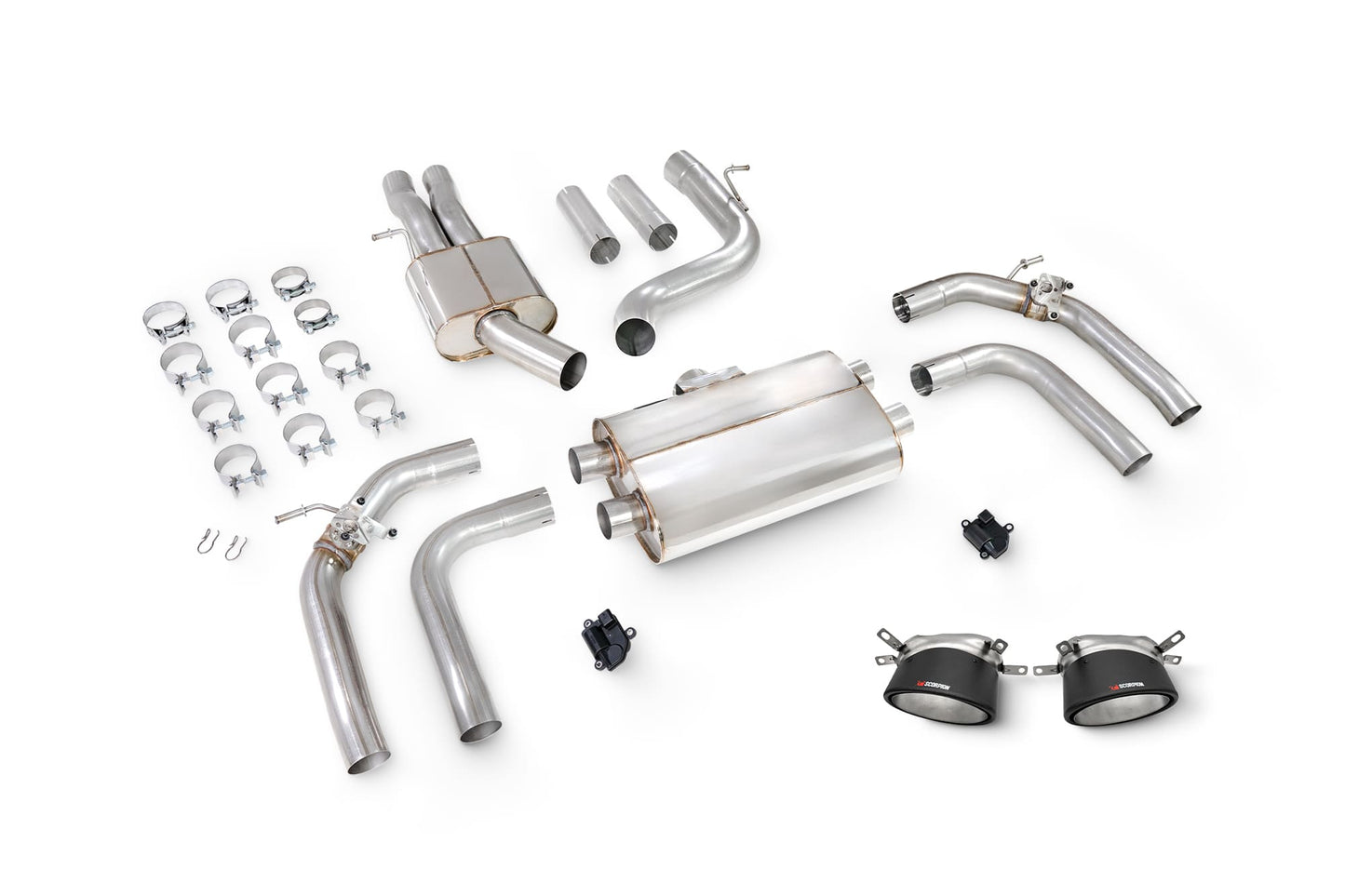 Audi RS3 8Y Saloon Resonated Cat/GPF-Back System With Valves (SAU115CF)