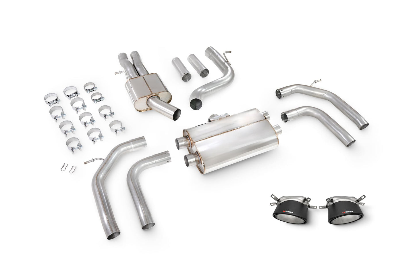 Audi RS3 8Y Saloon Resonatedcat/ GPF-Back System With No Valves (SAU116CF)
