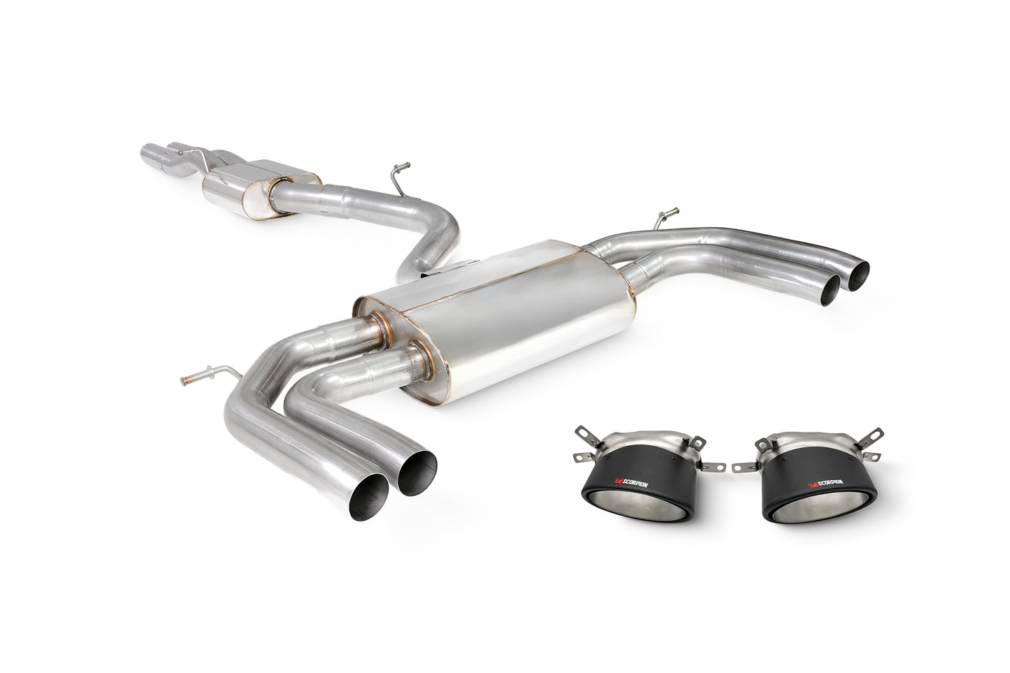 Audi RS3 8Y Saloon Resonatedcat/ GPF-Back System With No Valves (SAU116CF)
