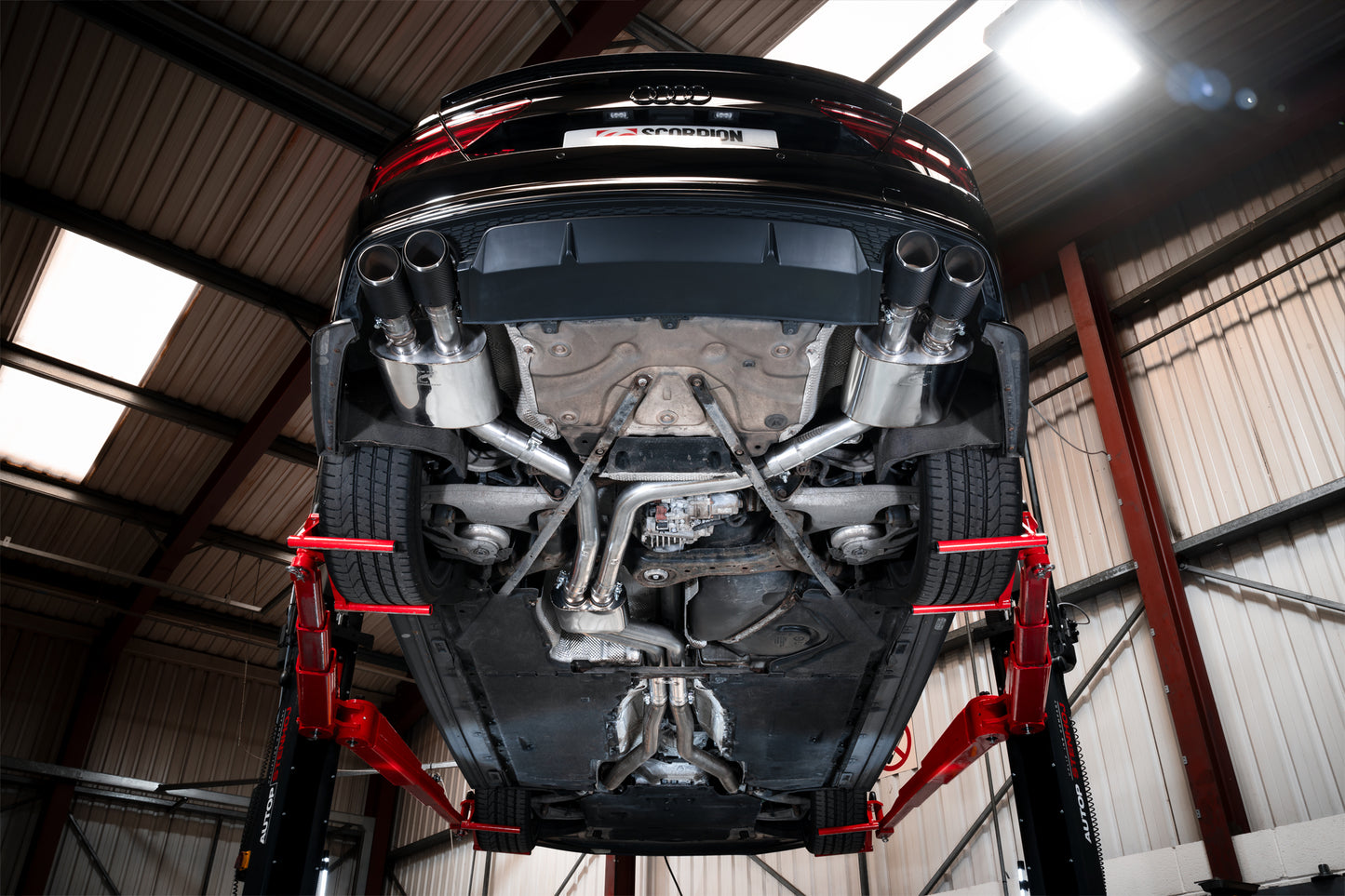 Audi S6/S7 C7 Resonated Half System With Electronic Valves (SAU118CF)