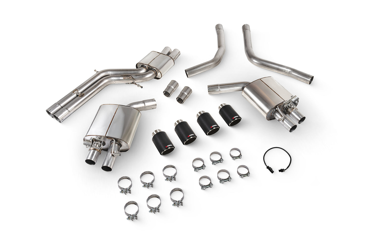 Audi S6/S7 C7 Resonated Half System With Electronic Valves (SAU118CF)