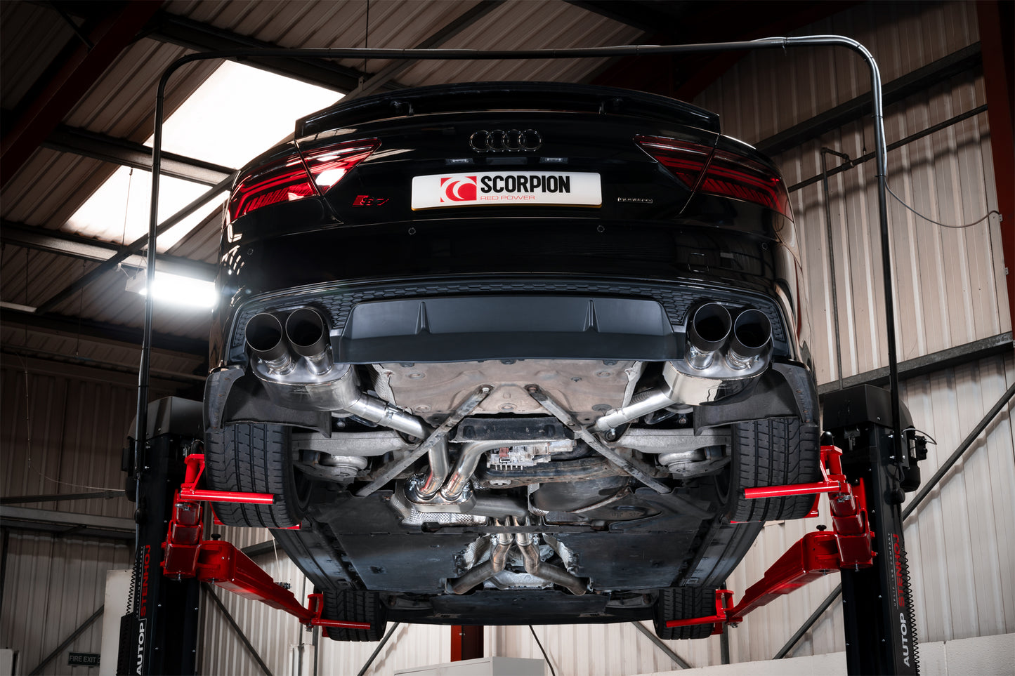 Audi S6/S7 C7 Resonated Half System With Electronic Valves (SAU118C)