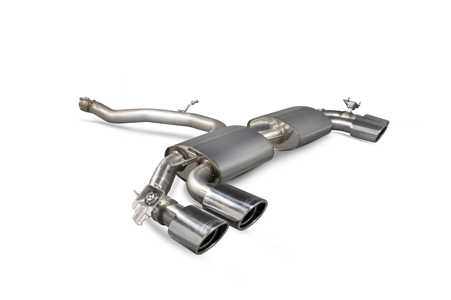 Audi Tt S Mk3 Non GPF Model Only (Coupe Models Only) Non-Resonated Cat-Back System (With Valves) (SAUS055)