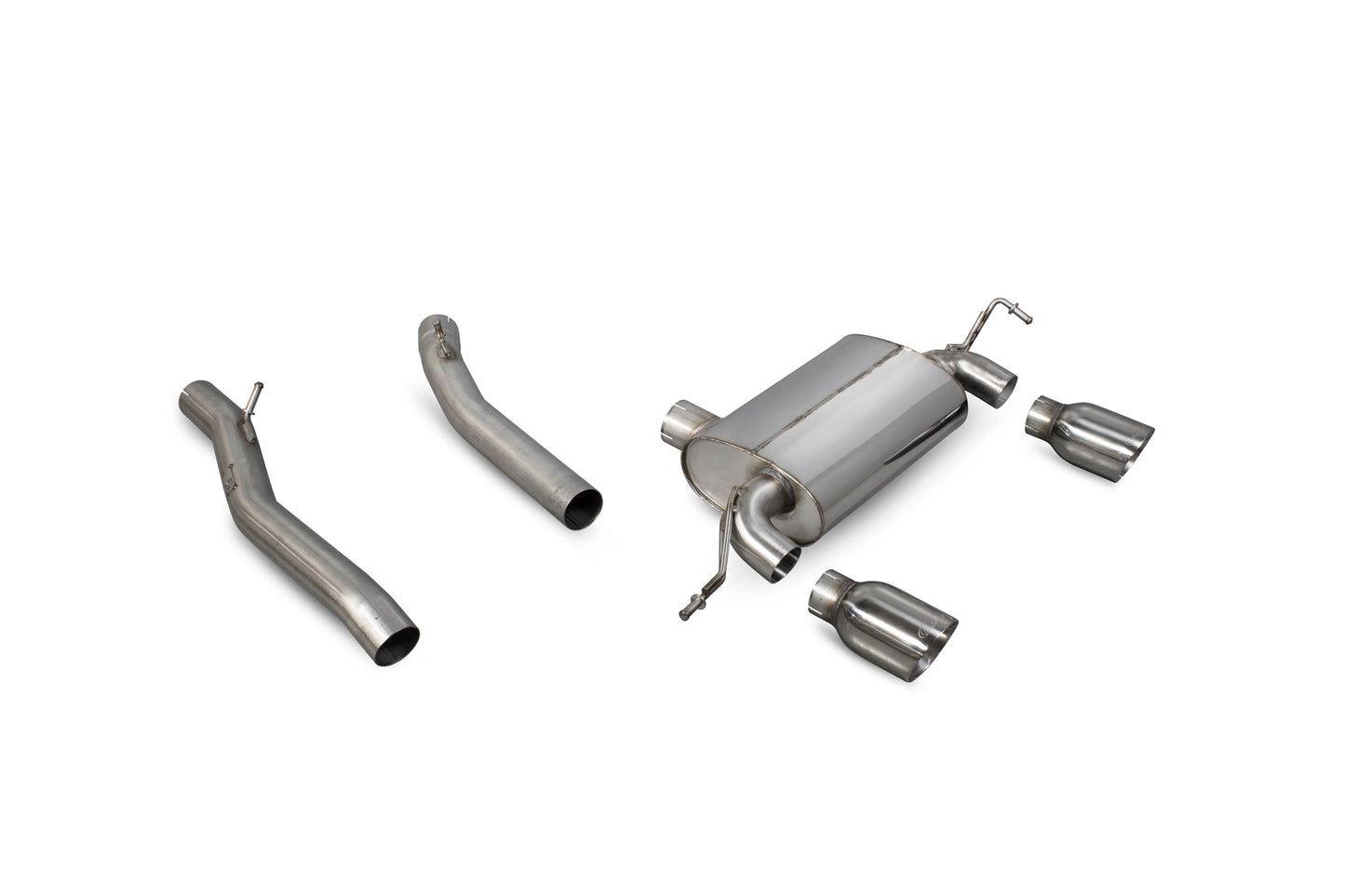 Audi Tt Mk1 Quattro Sport Non Resonated Cat-Back System (SAUS057)