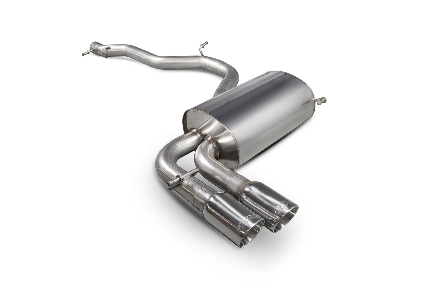 Audi S3 8P Non-Resonated Cat-Back System (SAUS074)
