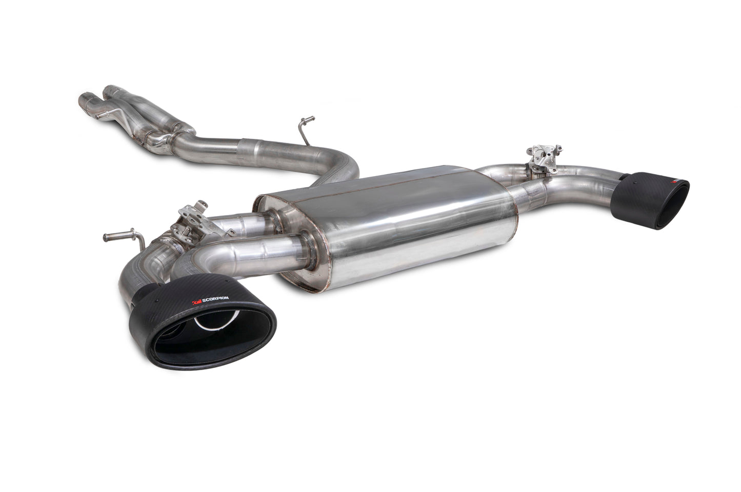Audi RS3 Saloon 8V (GPF And Non-GPF Models) Non-Resonated Cat/GPF-Back System With Valves (SAUS083CF)